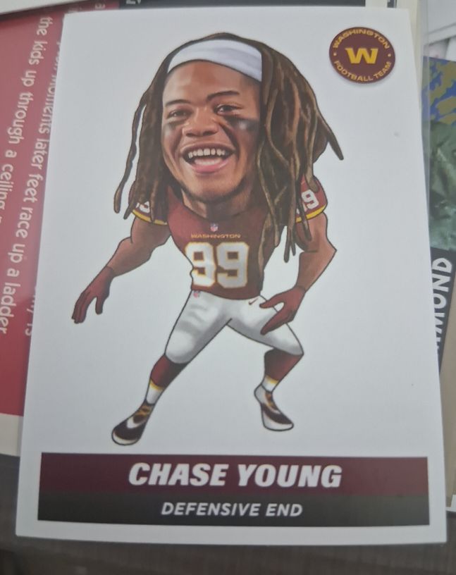 2021 Panini NFL Sticker Collection Chase Young — front