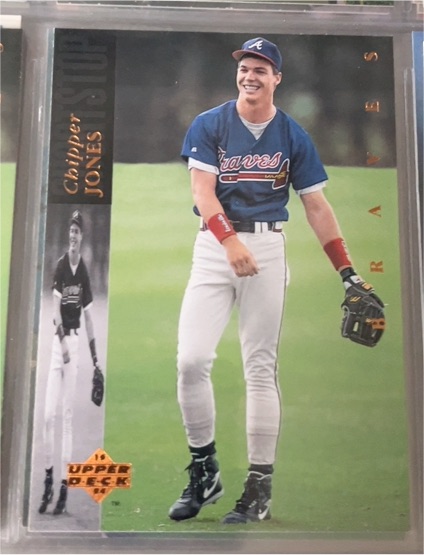 1994 Upper Deck #185 Chipper Jones — front