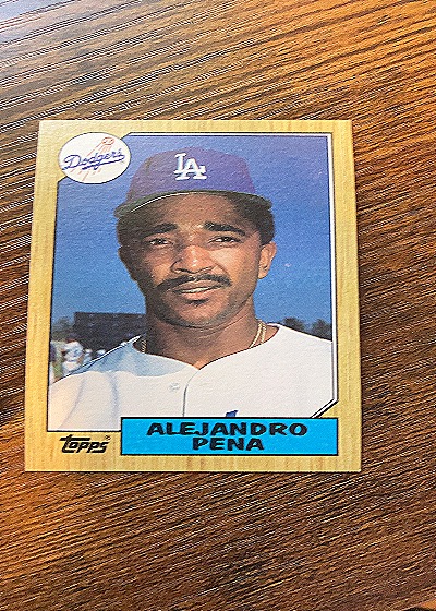 1987 Topps #787 Alejandro Pena — front