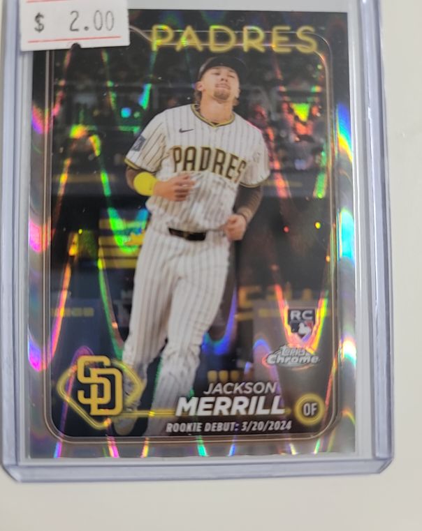 2024 Topps Chrome Update #US169 Jackson Merrill — front
