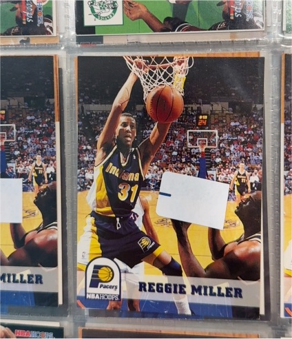 1993-94 NBA Hoops #87 Reggie Miller — front