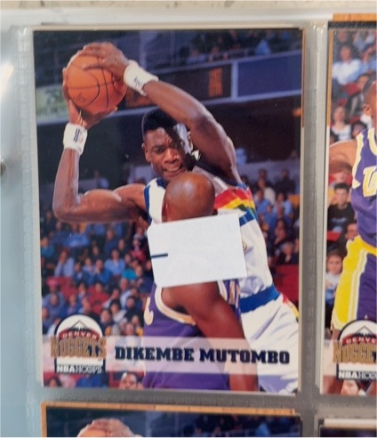 1993 SkyBox NBA Hoops #56 Dikembe Mutombo — front