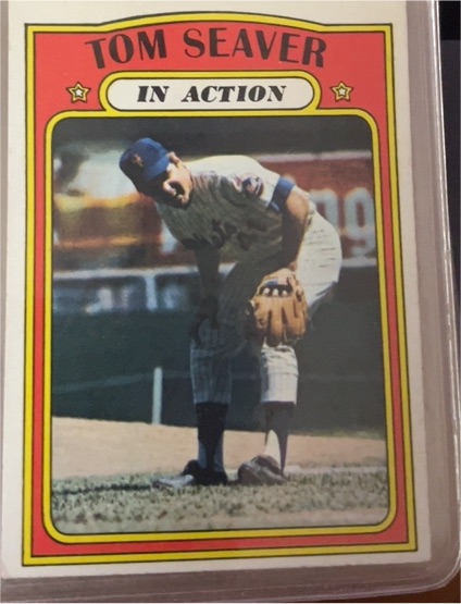 1972 Topps #446 Tom Seaver In Action — front