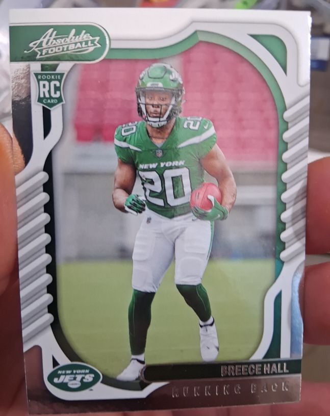 2022 Panini Absolute Football #114 Breece Hall Rookie Card — front