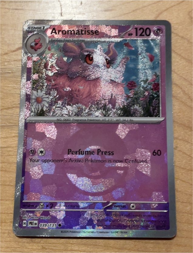 2021 Pokémon SV: Prismatic Evolutions #039 Aromatisse — front
