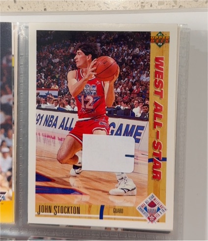 1991-92 Upper Deck #52 John Stockton — front