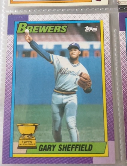 1990 Topps #718 Gary Sheffield — front
