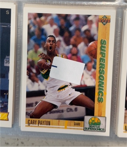 1991-92 Upper Deck #153 Gary Payton — front
