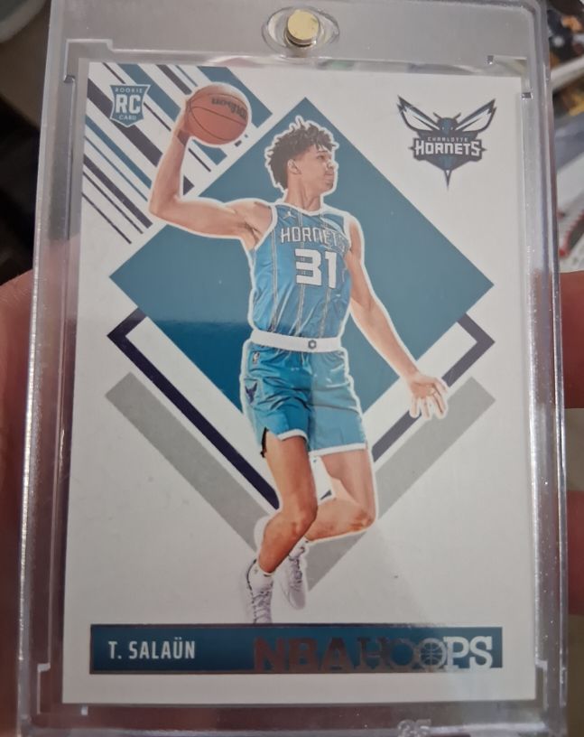 2024-25 Panini NBA Hoops Tribute #292 Tidjane Salaun — front