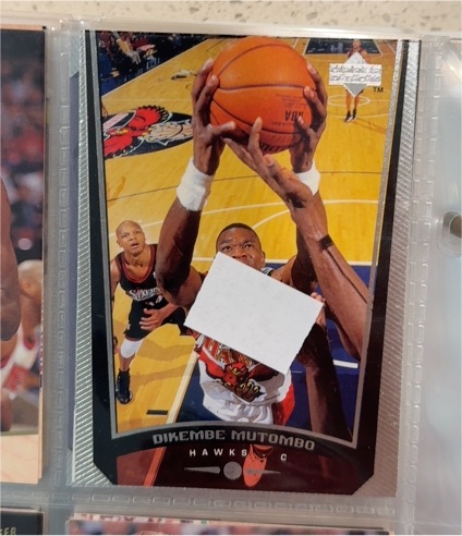 1998-99 Upper Deck #3 Dikembe Mutombo — front