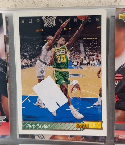 1992-93 Upper Deck #158 Gary Payton — front