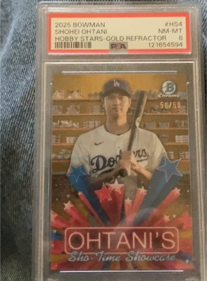 2025 Bowman Hobby Stars #HS-4 Shohei Ohtani Sho-Time Showcase — front