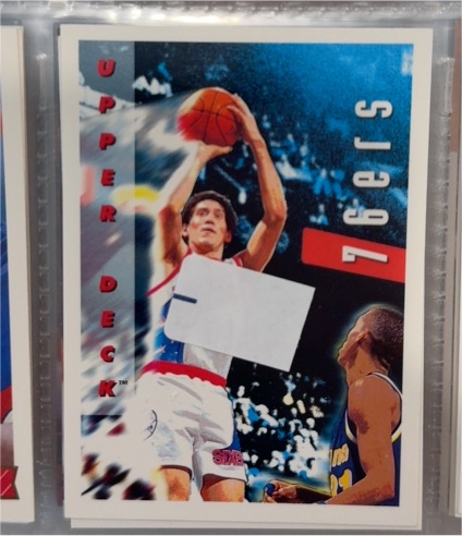 1992-93 Upper Deck #369 Jeff Hornacek Philadelphia 76ers — front