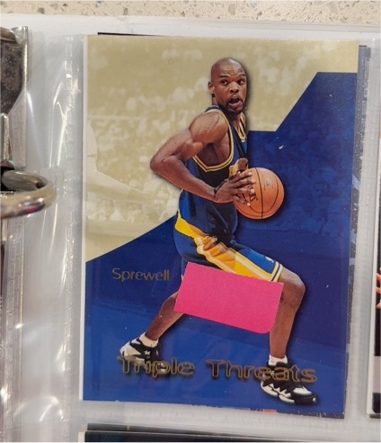 1996-97 Skybox Premium #TT3 Latrell Sprewell — front