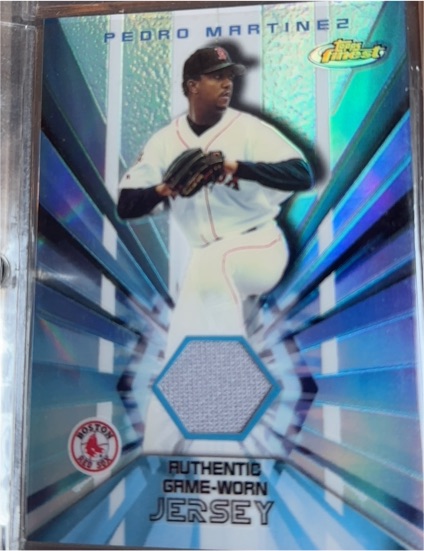 2002 Topps Finest #FRJ-PM Pedro Martinez — front