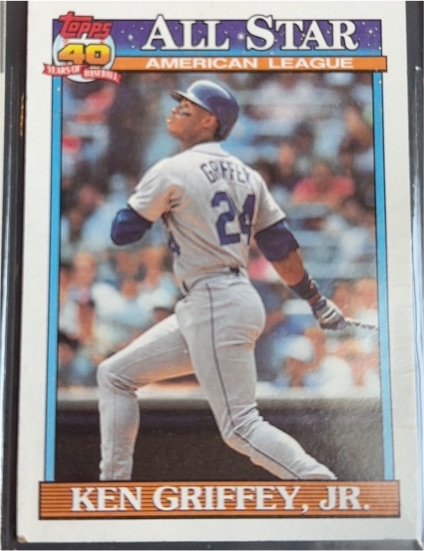 1991 Topps #392 Ken Griffey, Jr. — front