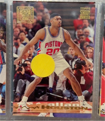 1993-94 Topps Stadium Club #247 Allan Houston — front