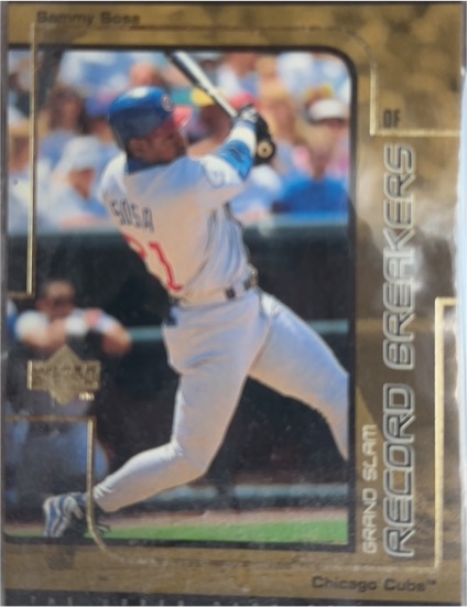 1999 Upper Deck Grand Slam Record Breakers #G2 Sammy Sosa — front
