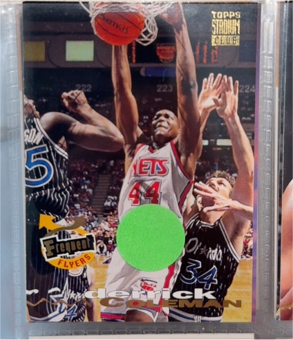 1993-94 Topps Stadium Club Frequent Flyers #190 Derrick Coleman — front