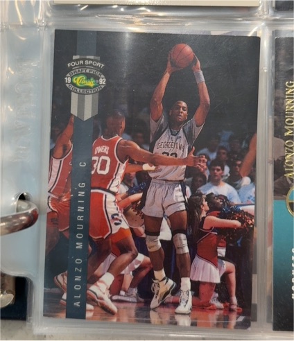 1992 Classic Four Sport #54 Alonzo Mourning — front