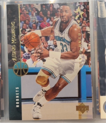 1994-95 Upper Deck #232 Alonzo Mourning — front
