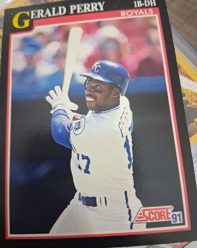 1991 Score #286 Gerald Perry — front