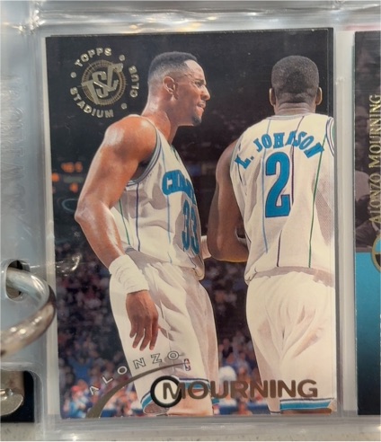 1994-95 Topps Stadium Club #167 Alonzo Mourning — front