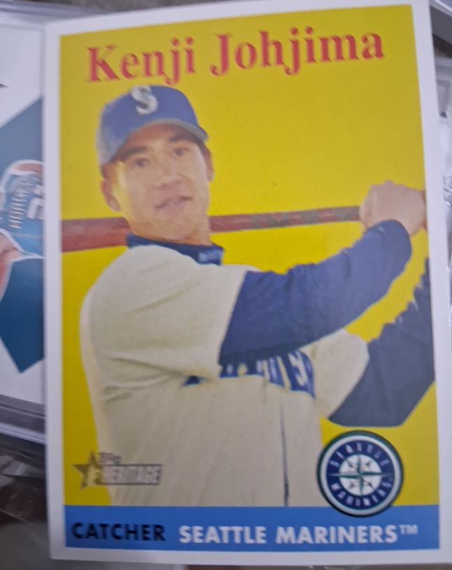 2007 Topps Heritage #218 Kenji Johjima — front