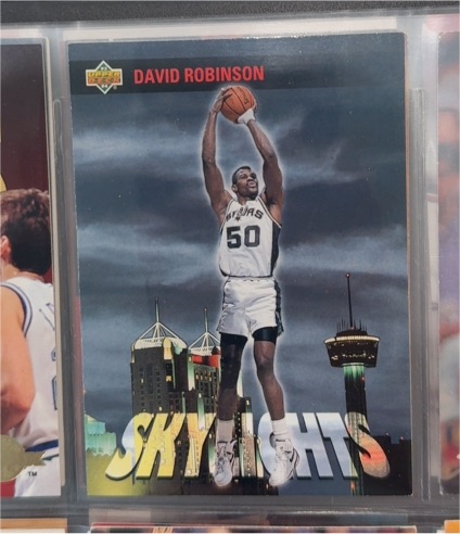 1993-94 Upper Deck Skylights #474 David Robinson — front