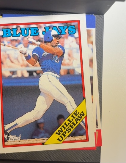 1988 Topps #505 Willie Upshaw — front