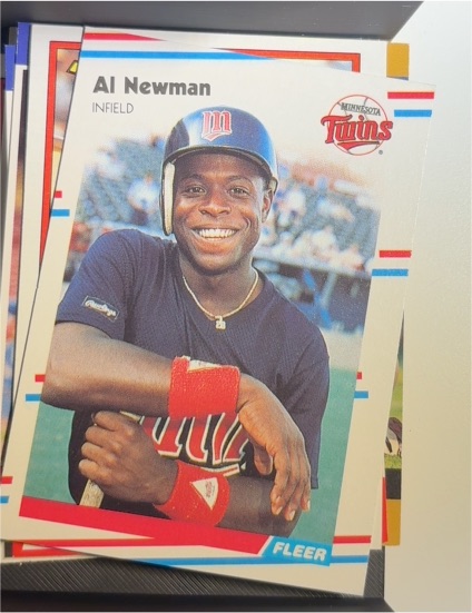 1988 Fleer #17 Al Newman — front