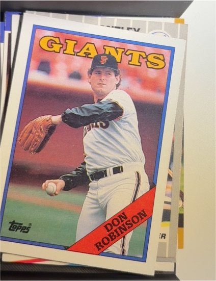 1988 Topps #52 Don Robinson — front