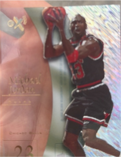 1997 Skybox E-X 2001 #9 Michael Jordan — front
