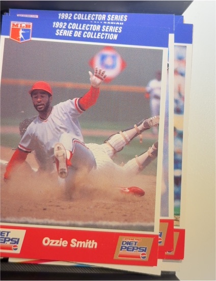 1992 Diet Pepsi Collector Series Ozzie Smith — front