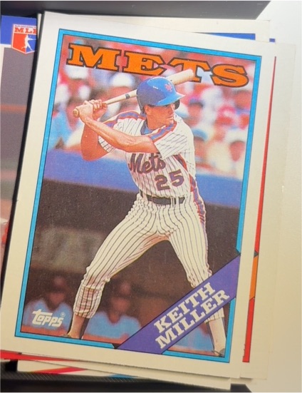1988 Topps #382 Keith Miller — front