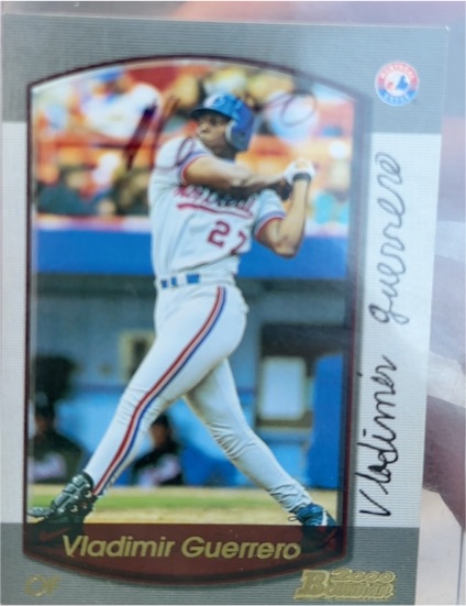 2000 Bowman #1 Vladimir Guerrero — front