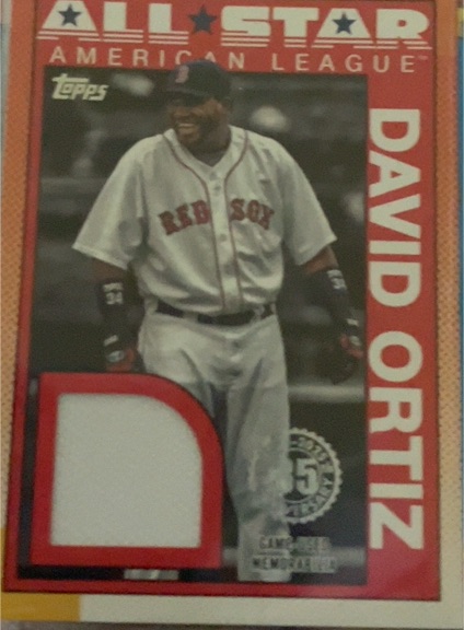 2025 Topps Series 2 1990 All-Star Relic #90ASR-DO David Ortiz — front