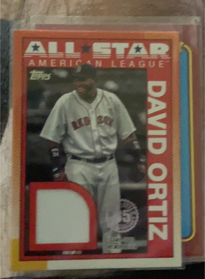 2025 Topps Series 2 1990 Topps All-Star Relic David Ortiz #90ASR-DO — front