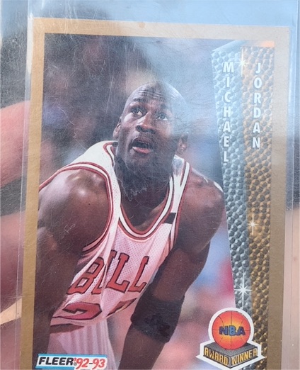 1992-93 Fleer #246 Michael Jordan — front