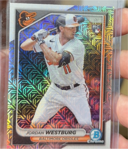 2024 Bowman Chrome #42 Jordan Westburg — front