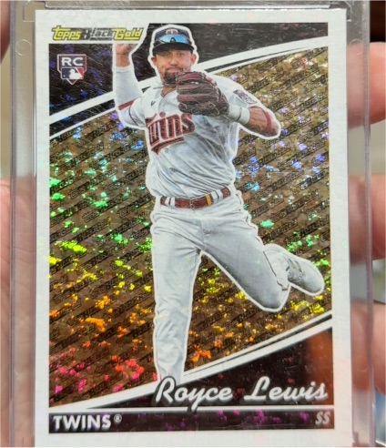 2022 Topps Update Black Gold #BG-6 Royce Lewis — front
