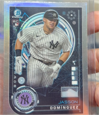 2024 Bowman Chrome #BAI-8 Jasson Dominguez Bowman AI — front