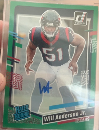 2023 Panini Donruss #342 Will Anderson Jr. — front