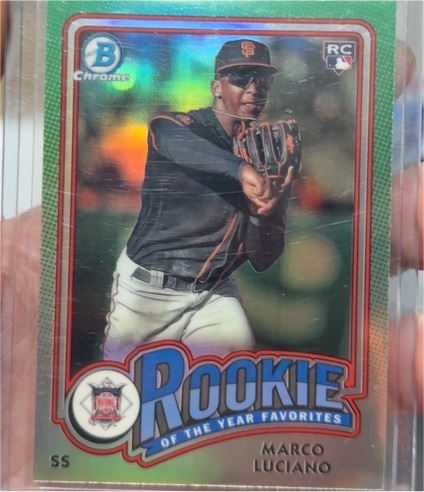 2024 Bowman Chrome #ROY-11 Marco Luciano Rookie of the Year Favorites — front