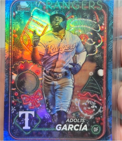 2024 Topps Holiday #H46 Adolis García — front