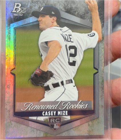 2021 Bowman Platinum #RR-4 Casey Mize Renowned Rookies — front