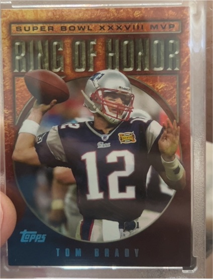 2004 Topps Chrome #RH-38 Tom Brady Ring of Honor — front