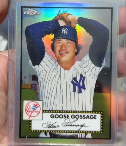 2021 Topps Chrome Platinum Anniversary #640 Goose Gossage — front