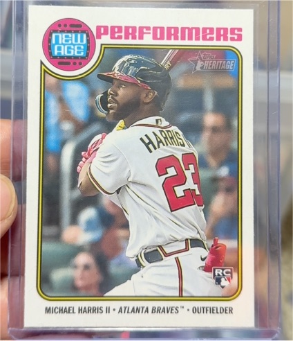 2023 Topps Heritage #NA-7 Michael Harris II New Age Performers — front