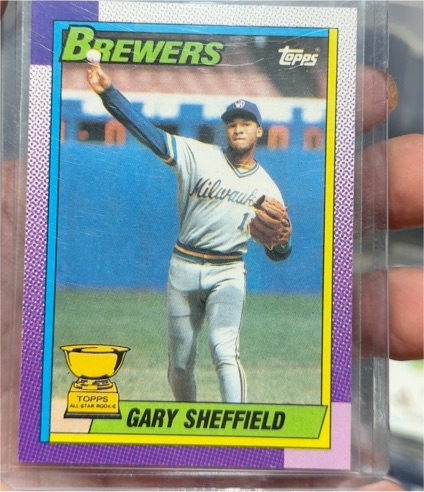 1990 Topps #718 Gary Sheffield — front